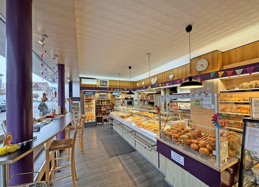 Verkaufsraum der Bäckerei