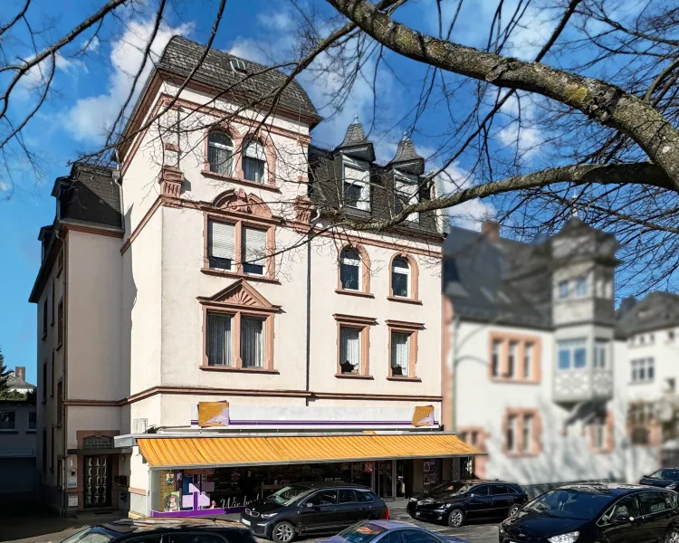 Außenbild - Haus kaufen in Friedberg - Wohn- und Geschäftshaus mit Entwicklungspotential in Innenstadtlage