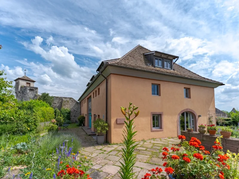 Hausansicht NW - Haus kaufen in Vogtsburg - Einmalige Liegenschaft am Kaiserstuhl