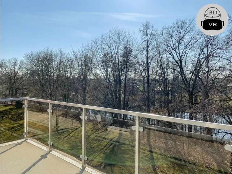 Ansicht - Wohnung kaufen in Ahrensfelde - Wasserblick inklusive!