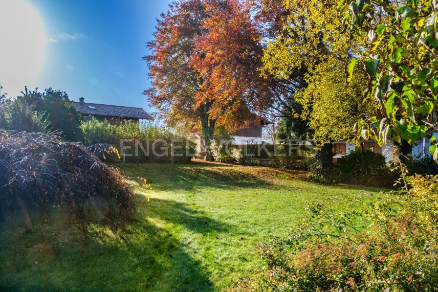 Großer Garten mit Süd-Ost-Ausrichtung