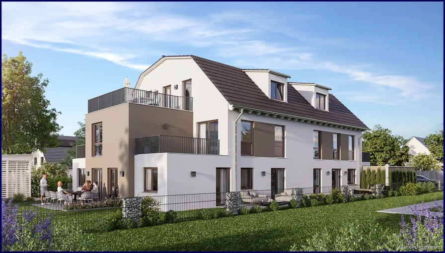 Nr.1 - Wohnung kaufen in München - Neubau in Waldtrudering:Hochwertige und sonnige 2-Zimmer-ETW (1. OG) mit Balkon