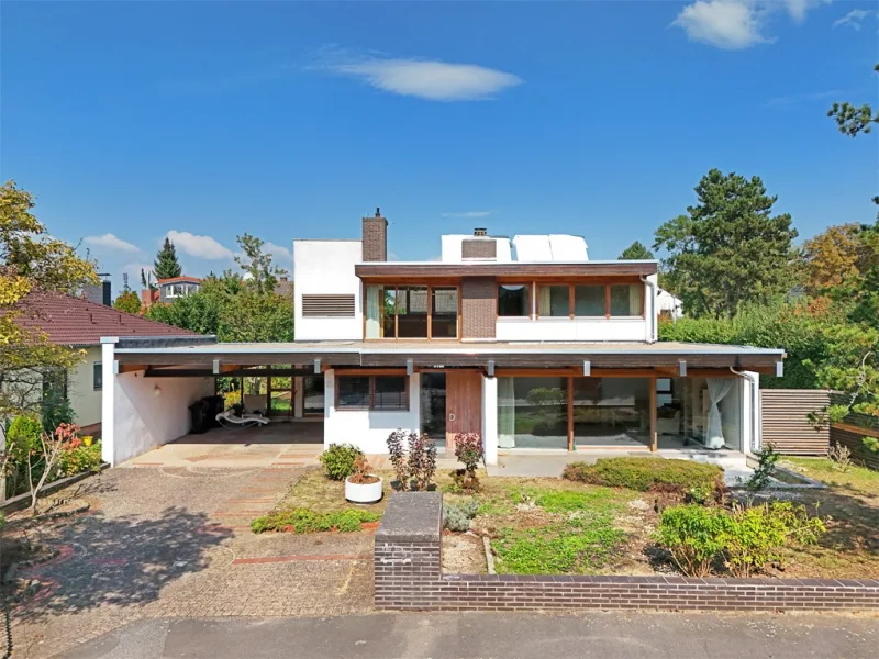  - Haus kaufen in Seeheim- Jugenheim - Stilvolles Architektenhaus in zeitloser Bauweise mit Schwimmbad