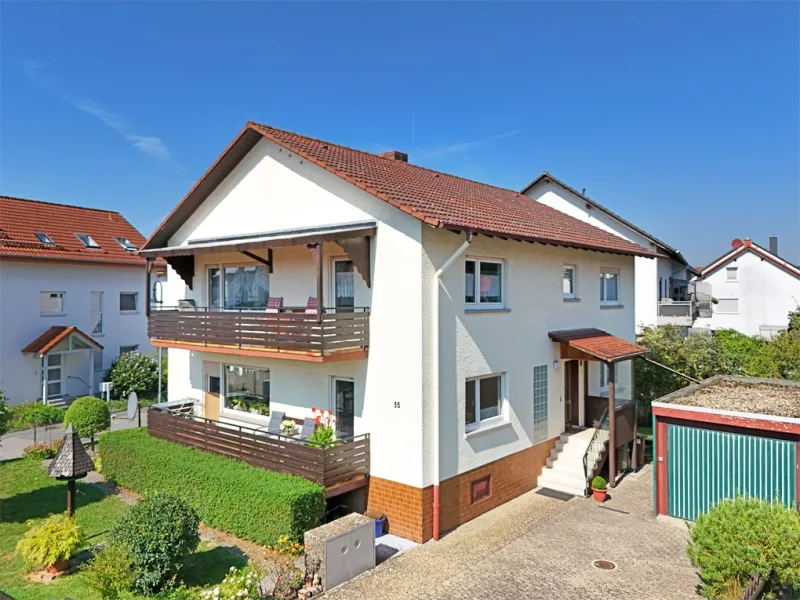 gepflegtes Zweifamilienhaus - Haus kaufen in Zwingenberg - Gepflegtes Zweifamilienhaus in gefragter Lage in Zwingenberg