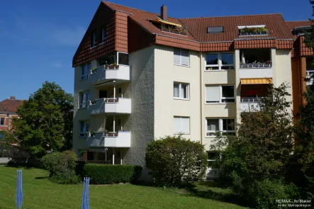 Aussenansicht - Wohnung kaufen in Stein - Tolle 2-Zimmer Wohnung mit viel Grün in Stein