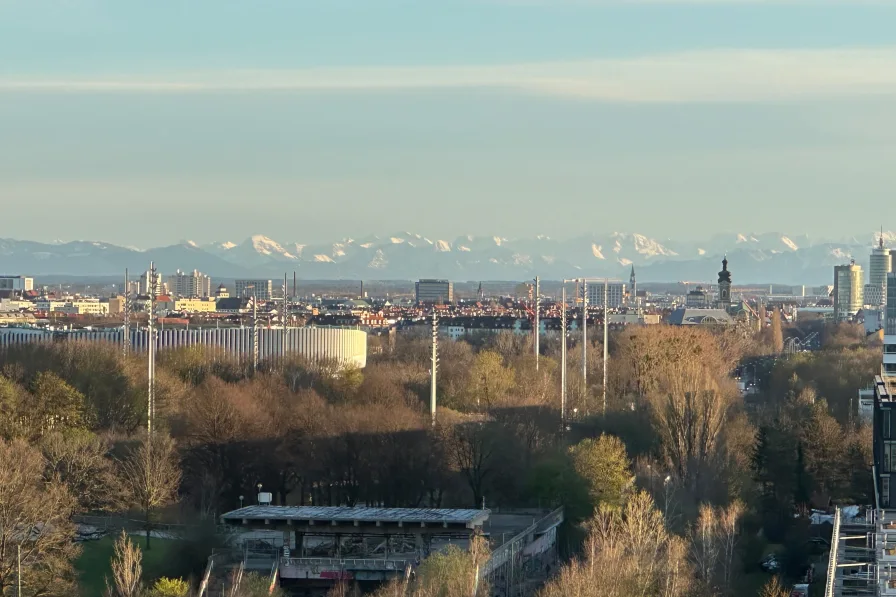 ohne Worte - Wohnung kaufen in München - Panoramawohnen mit olympischem Weitblick