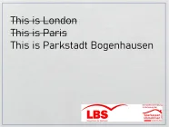 This is Parkstadt Bogenhausen