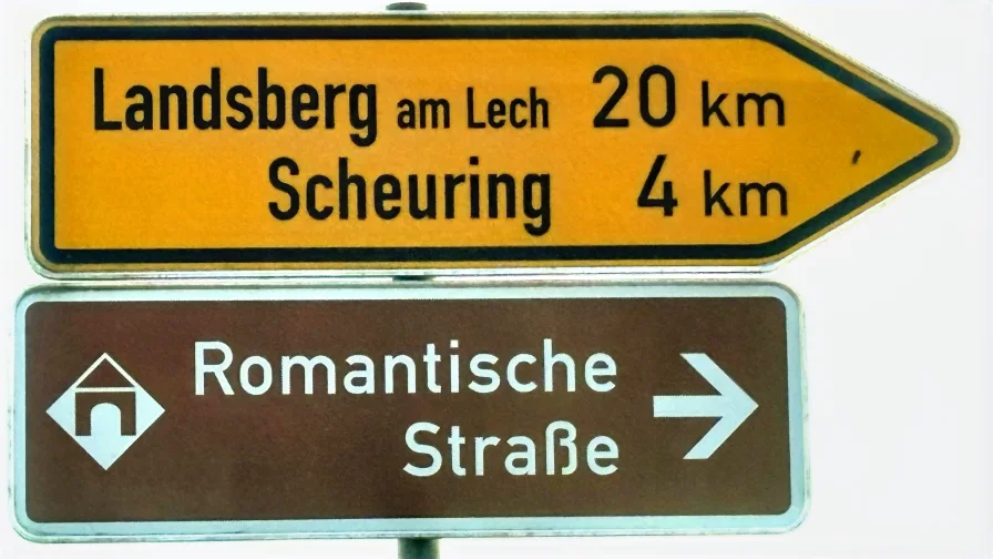 20 km nach Landsberg über die Romantische Straße