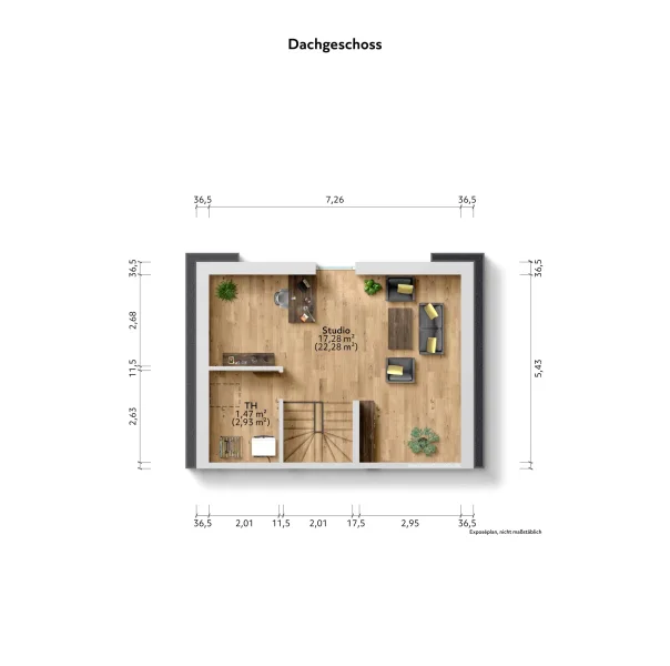 Grundriss - Studio