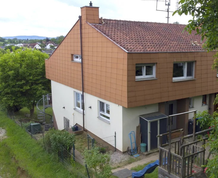 Objektbild - Haus kaufen in Albershausen - gepflegte Doppelhaushälfte