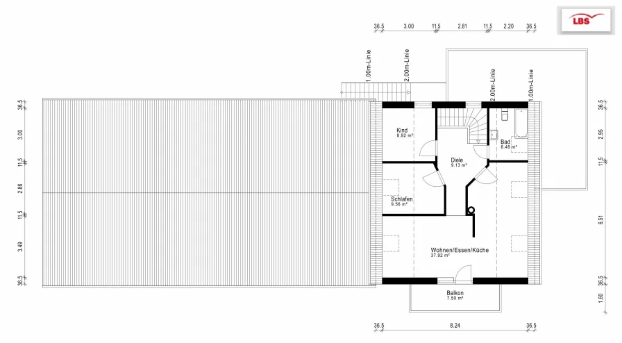 Grundriss Dachgeschoss