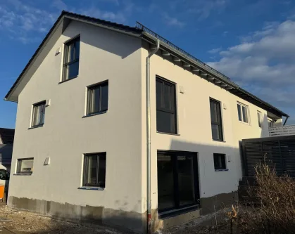 Außen_1 - Haus kaufen in Türkenfeld - Neubau Doppelhaushälfte in Türkenfeld, 2 Gehminuten zum Bahnhof