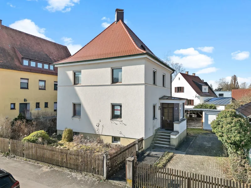 Drohnenaufnahme - Haus kaufen in Wertingen - Absolute Besonderheit im Herzen Wertingens!