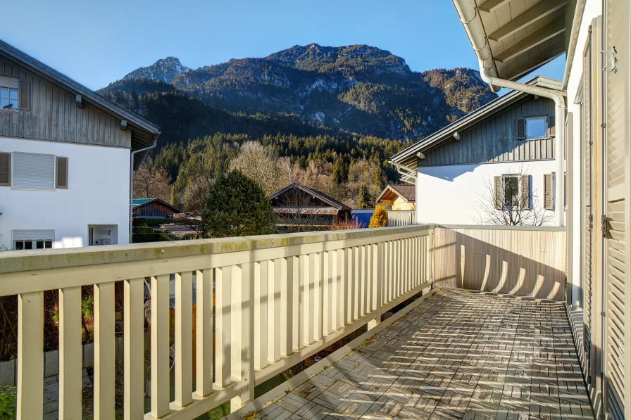 Balkon im Obergeschoss