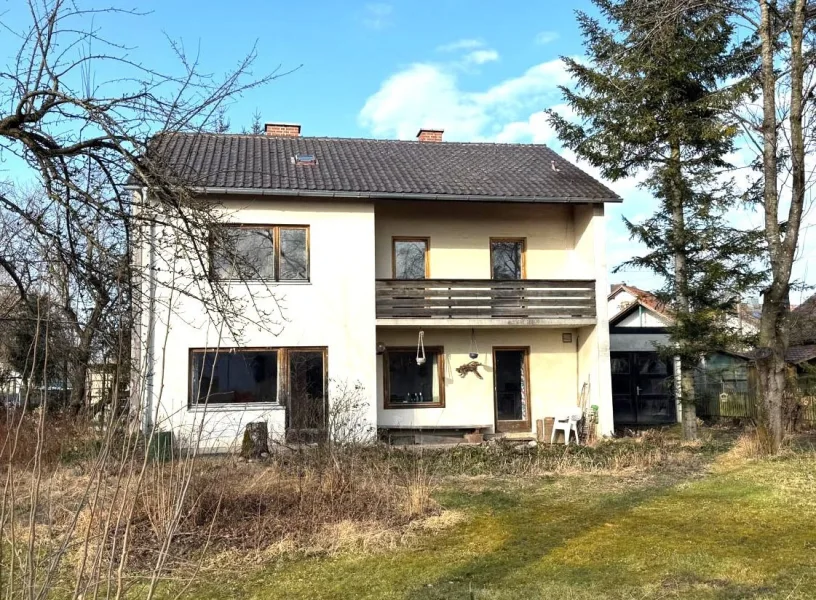 Ansicht außen_3_kl - Haus kaufen in Landsberg - Einfamilienhaus mit großem Grunstück in Landsberg-Reisch