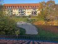 Aussicht auf den Spielplatz