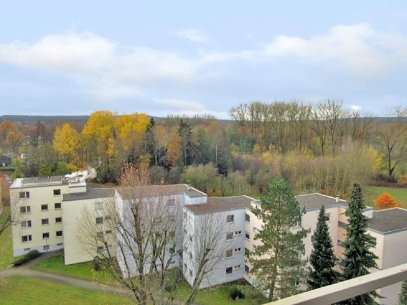 Ausblick Balkon