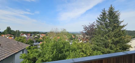 Balkonblick - Wohnung kaufen in Landshut - Traumblick vom Balkon !