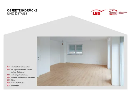 Wohnen/Essen - Wohnung kaufen in Mosbach - Traumhafte 5-Zimmer Wohnung mit Weitblick . niedrige Energiekosten