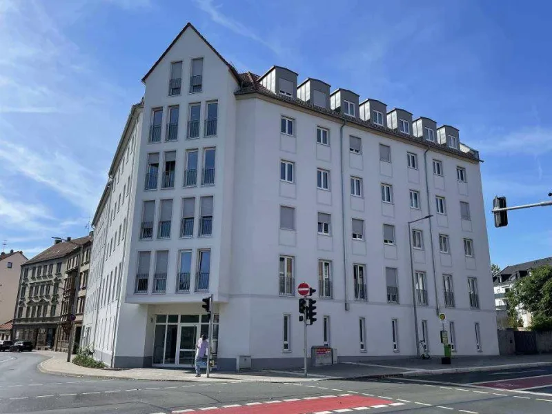 Hausansicht Würzburger Strasse - Wohnung mieten in Fürth - Freundliche, helle Wohnung mit Westbalkon in zentraler Lage