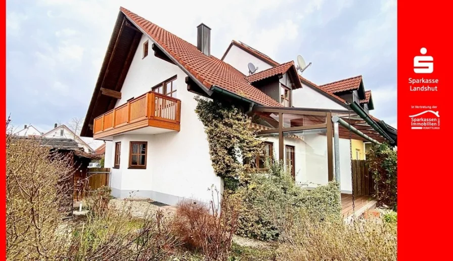 Außenansicht - Haus kaufen in Wörth -  Doppelhaushälfte in Wörth