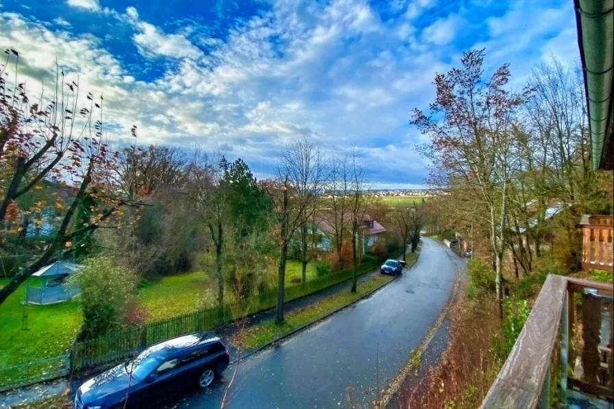 Weitblick vom Balkon