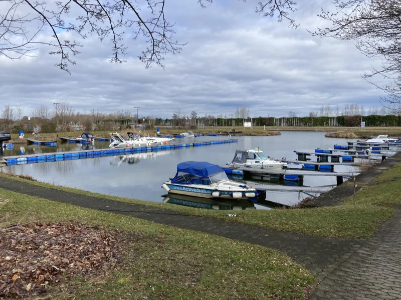 Aussicht auf den Bootshafen