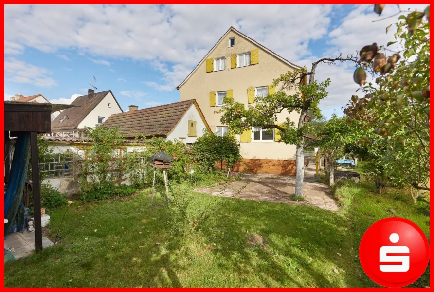 Garten - Haus kaufen in Nürnberg - Zweifamilienhaus in Nürnberg-Gaulnhofen
