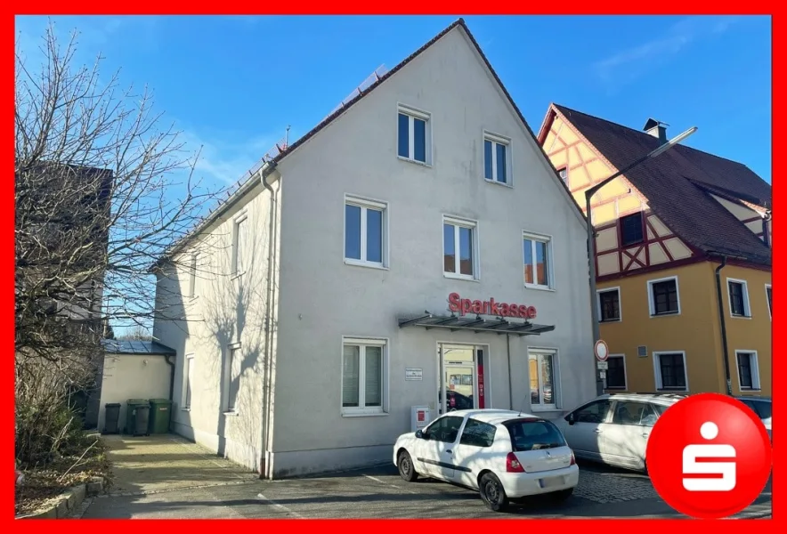 Ansicht - Büro/Praxis kaufen in Simmelsdorf - Ehemalige Sparkassenfiliale in Hüttenbach