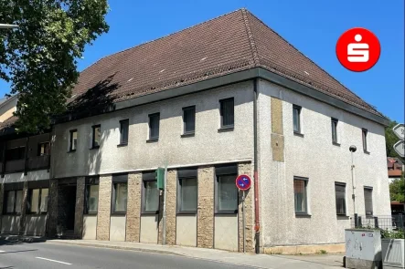 Südansicht - Büro/Praxis kaufen in Hersbruck - Interessante Gewerbeimmobilie im Herzen von Hersbruck 