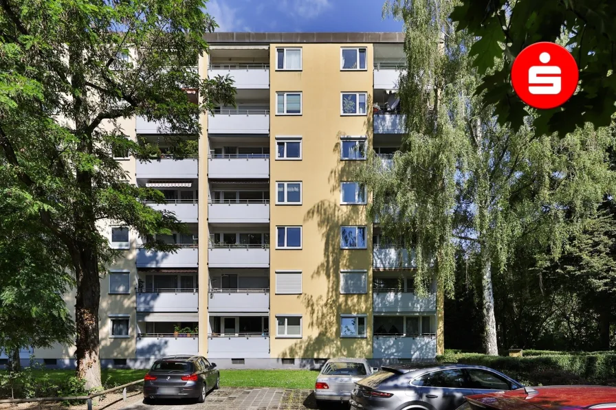 Titelbild - Wohnung kaufen in Nürnberg - Volltreffer! 2-Zi-ETW mit Loggia und Garage in Schoppershof!