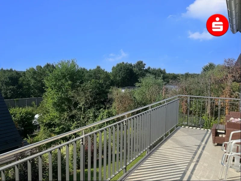 Ausblick von Balkon - Wohnung mieten in Rückersdorf - Exklusive 4-Zimmer-Wohnung in Rückersdorf