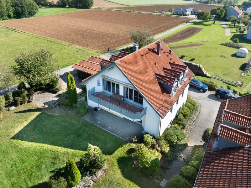 Luftaufnahme - Garten