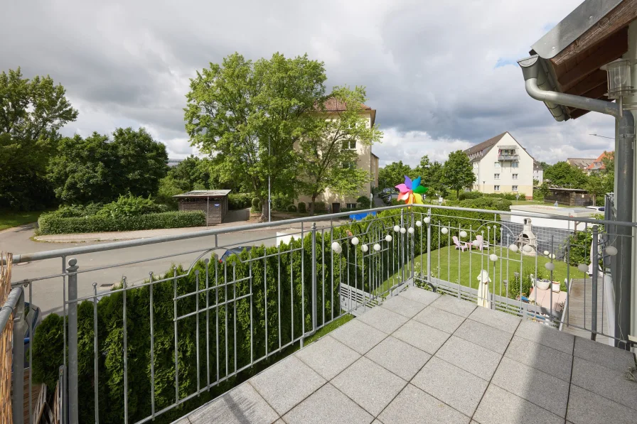 Balkon mit Aussicht