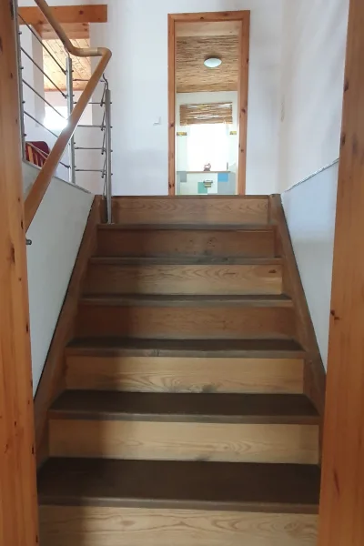 Treppe ins Erdgeschoss