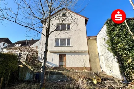 Ansicht - Haus kaufen in Neunkirchen - Sanierungsbedürftige Doppelhaushälfte in Rollhofen