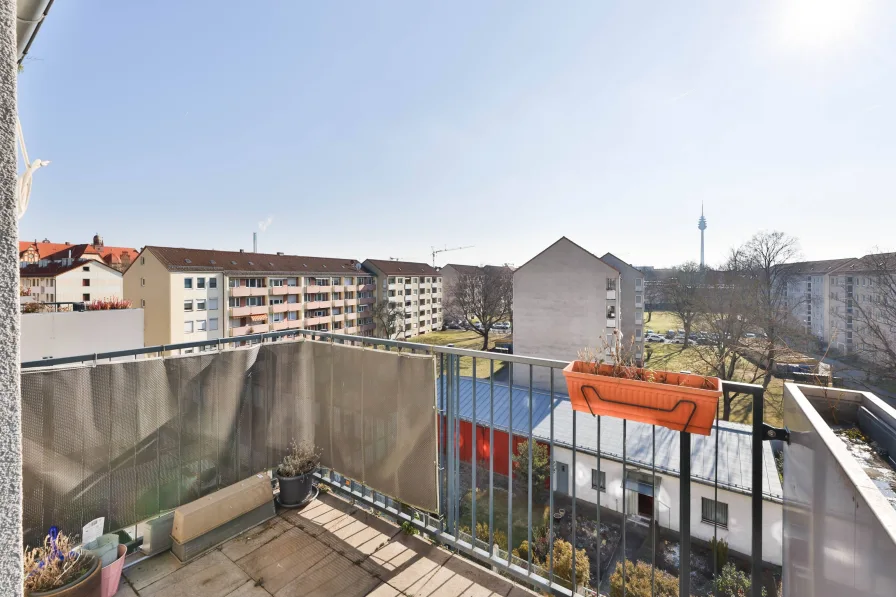 Balkon mit Aussicht