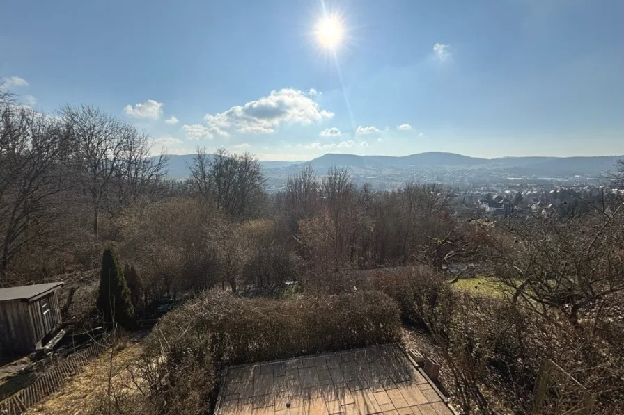 Ausblick vom Balkon