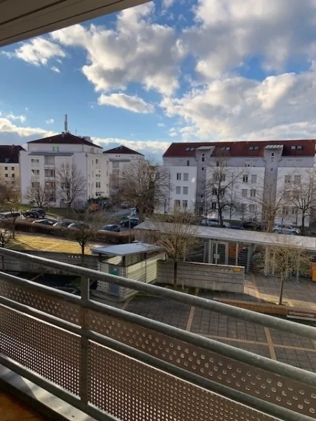 Blick vom Balkon