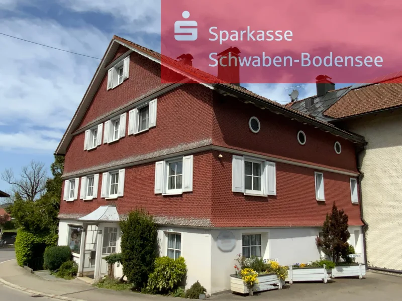 Aussenansicht - Haus kaufen in Weiler-Simmerberg - Wohn- und Geschäftshaus in Simmerberg