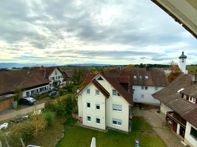 Blick vom Balkon