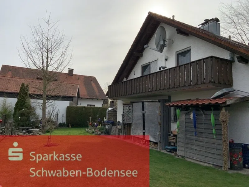 Ostseite - Balkon und Gartenfläche - Haus kaufen in Königsbrunn - Ruhig gelegenes Einfamilienhaus