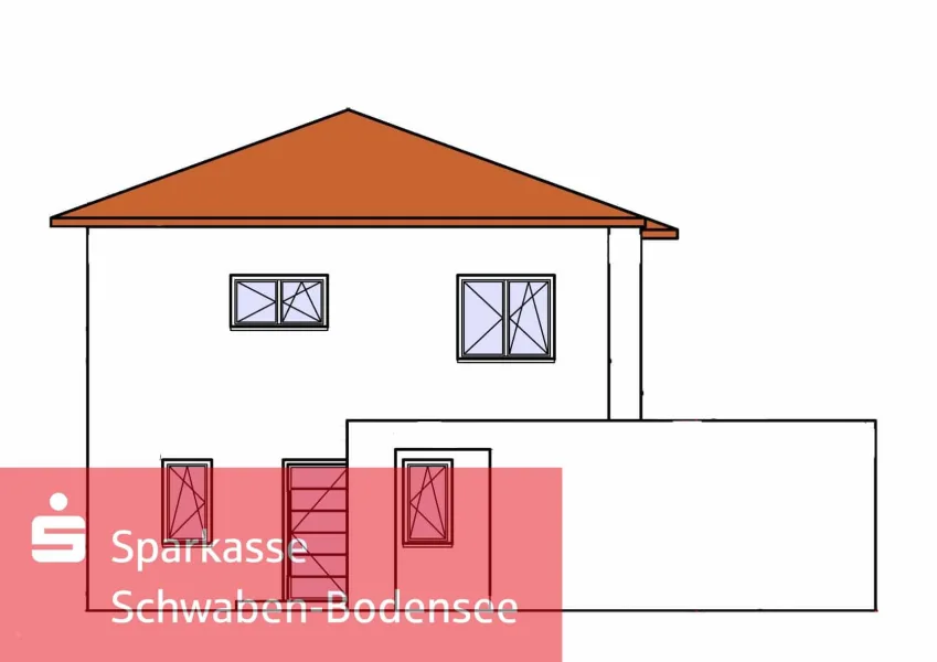 Ansicht - Haus kaufen in Salgen - Neubau Einfamilienhaus Mindelheim - Salgen