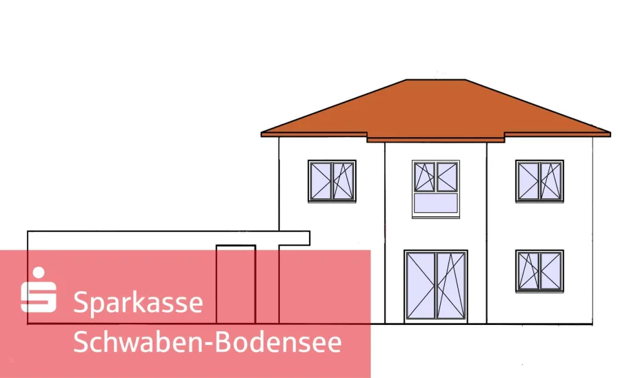 Ansicht - Haus kaufen in Salgen - Neubau Einfamilienhaus Mindelheim - Salgen