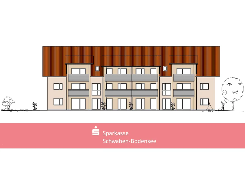 Ansicht - Wohnung kaufen in Egg - Wohnanlage in Egg a. d. Günz