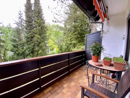 Aussicht - Wohnung kaufen in Bad Wörishofen - Vermietete 2-ZKB-Wohnung mit Balkon in Bad Wörishofen