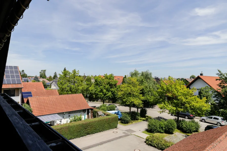 Blick vom Balkon