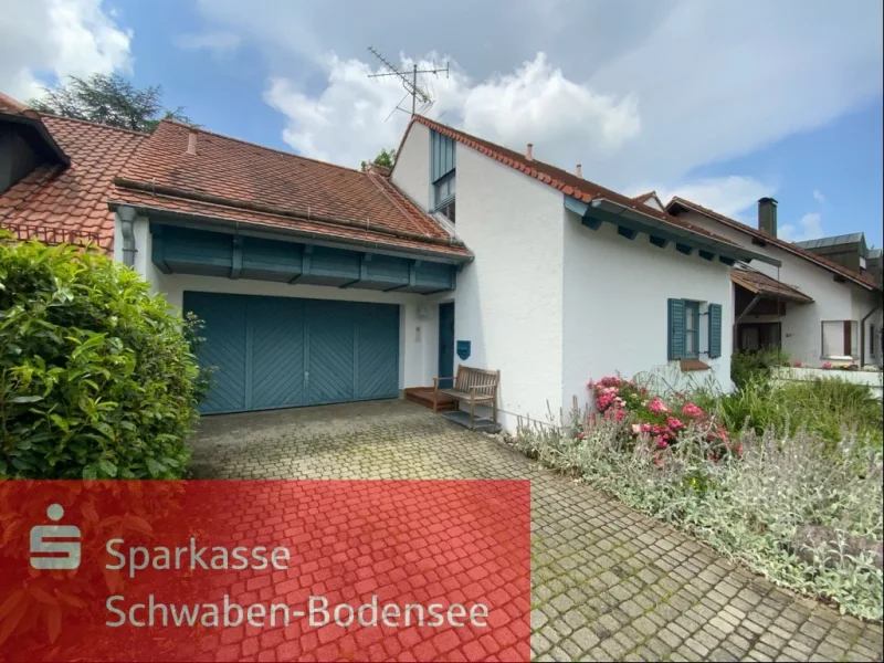 Ansicht Garage - Haus kaufen in Bad Wörishofen - Individuelles Einfamilienhaus in Bad Wörishofen, Gartenstadt