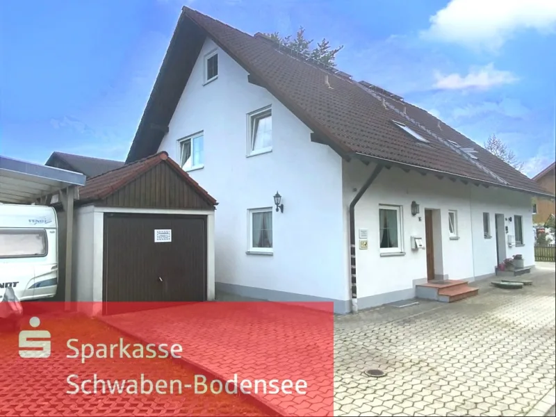 Ansicht - Haus kaufen in Wiedergeltingen - Doppelhaushälfte  in Wiedergeltingen