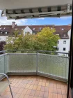 Balkon beim Wohnzimmer